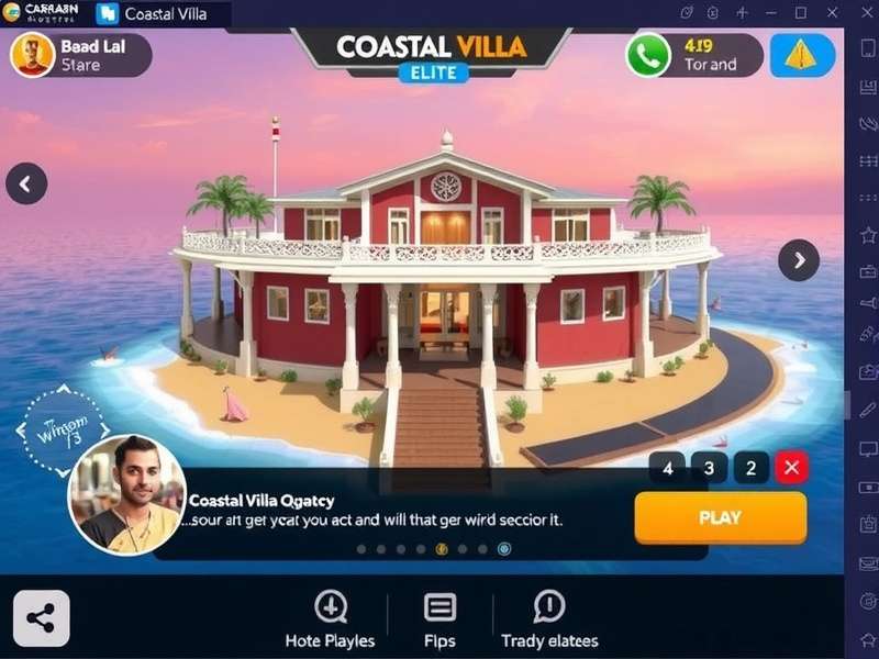 Coastal Villa Elite Upgrade Game Screenshot